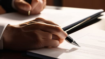 Person authorising a representative for accounting.