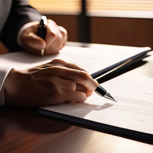 Person authorising a representative for accounting.